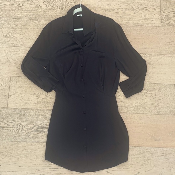 NWOT Zara Mini Silk Dress - Picture 3 of 4